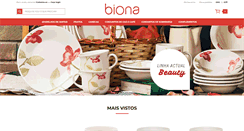 Desktop Screenshot of biona.com.br